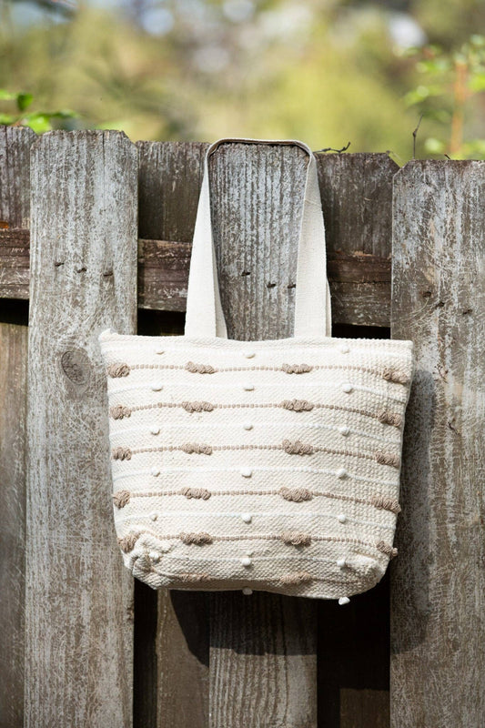 "Savannah" Cotton Shoulder Bag Extra Large