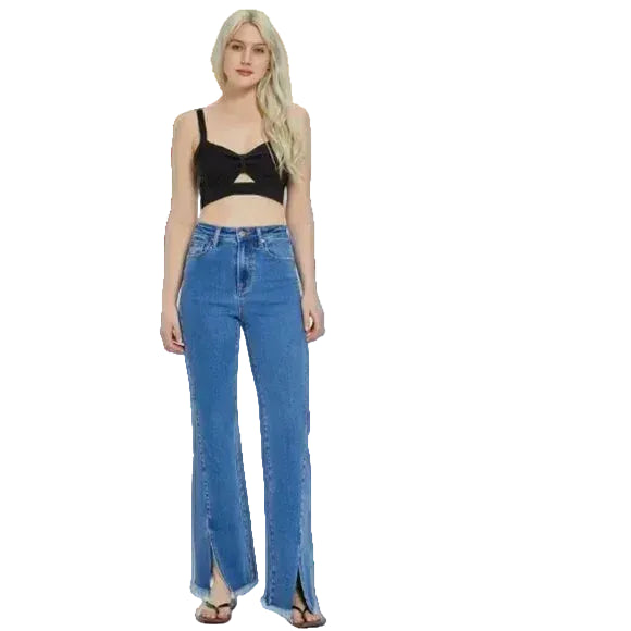 "Renegade" Split Ankle Bootcut Jeans