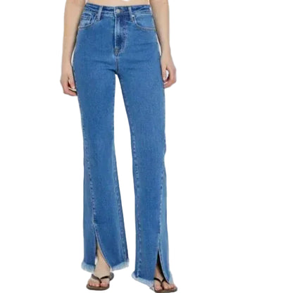 "Renegade" Split Ankle Bootcut Jeans