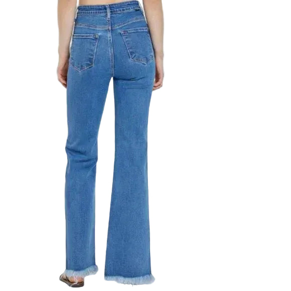 "Renegade" Split Ankle Bootcut Jeans